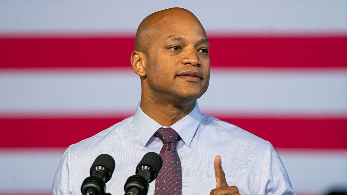 closeup shot of Gov. Wes Moore 