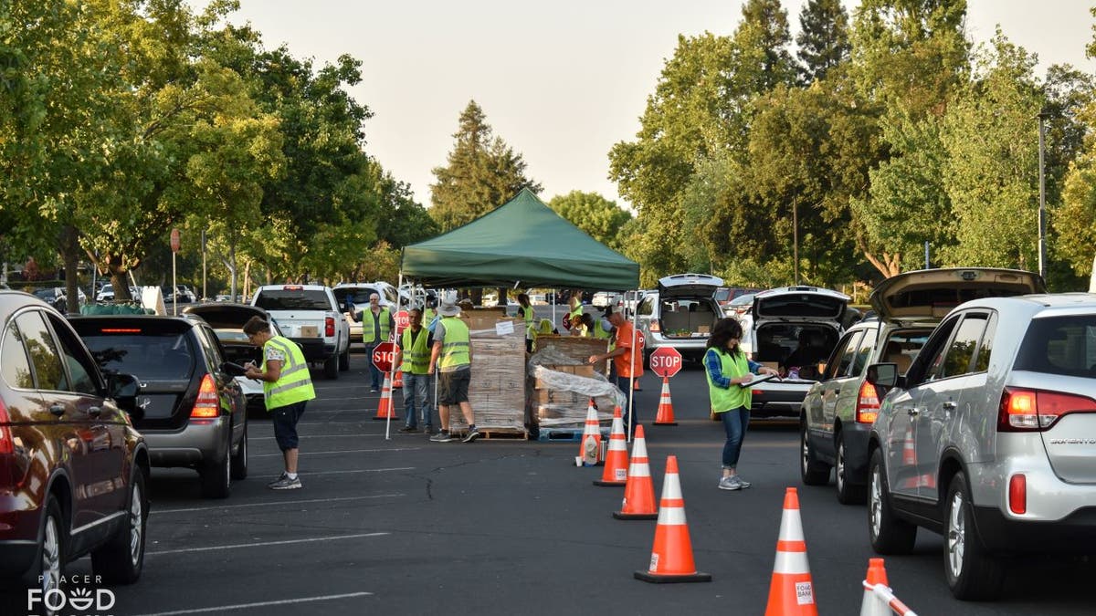 Placer Food Bank distribution site