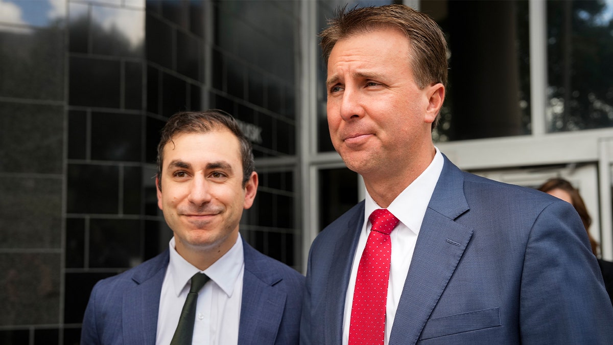 Dr. Eithan Haim and his defense attorney, Ryan Patrick