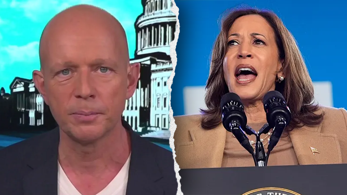 Steve Hilton and Kamala Harris