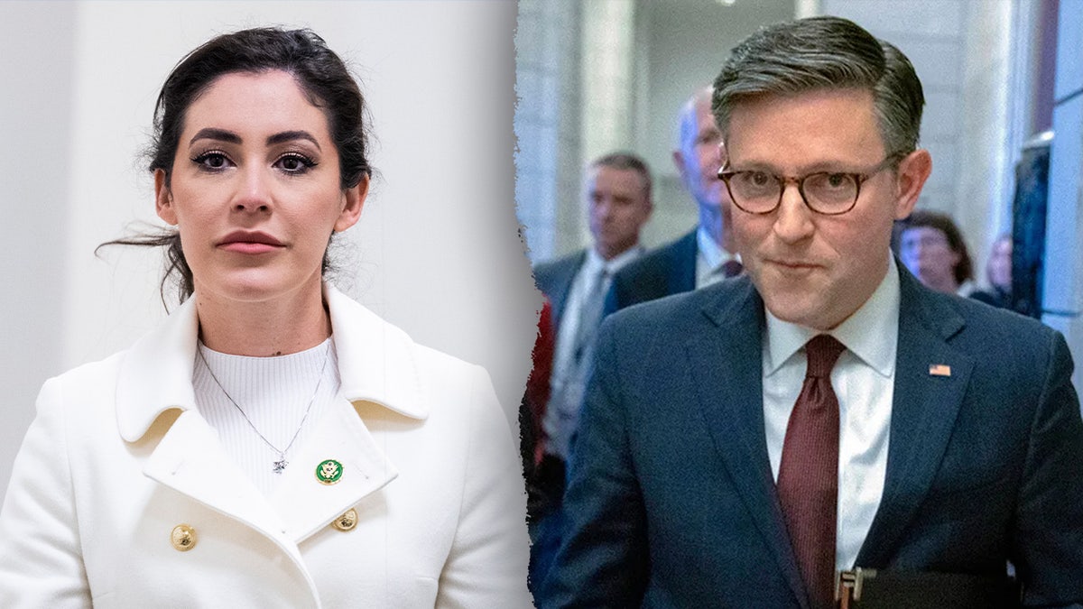 Anna Paulina Luna and Mike Johnson