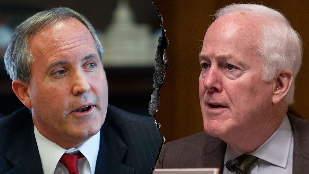 Texas Attorney General Ken Paxton and U.S. Senator John Cornyn, R-Texas.