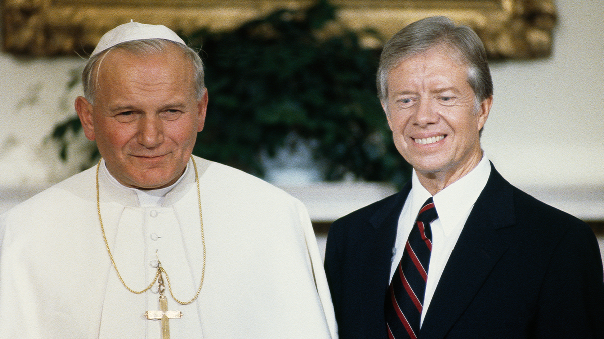 Carter and Pope John Paul II