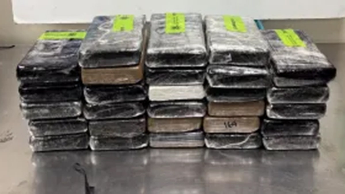 Border patrol agents seized packages containing cocaine