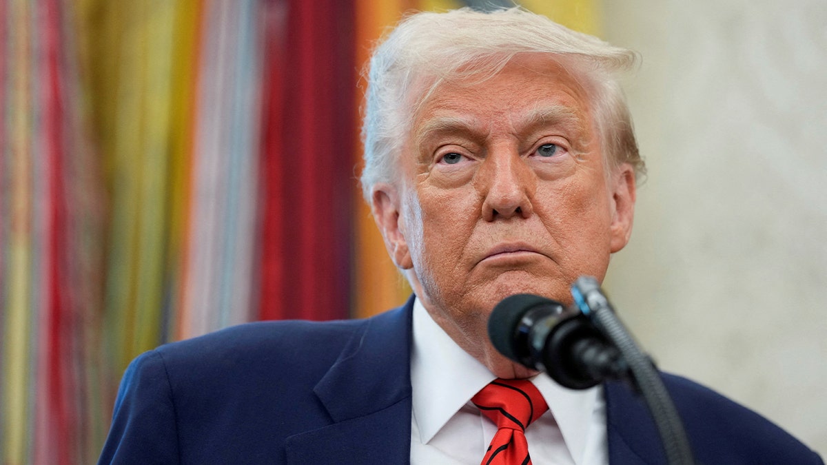 President Donald Trump in the Oval Office