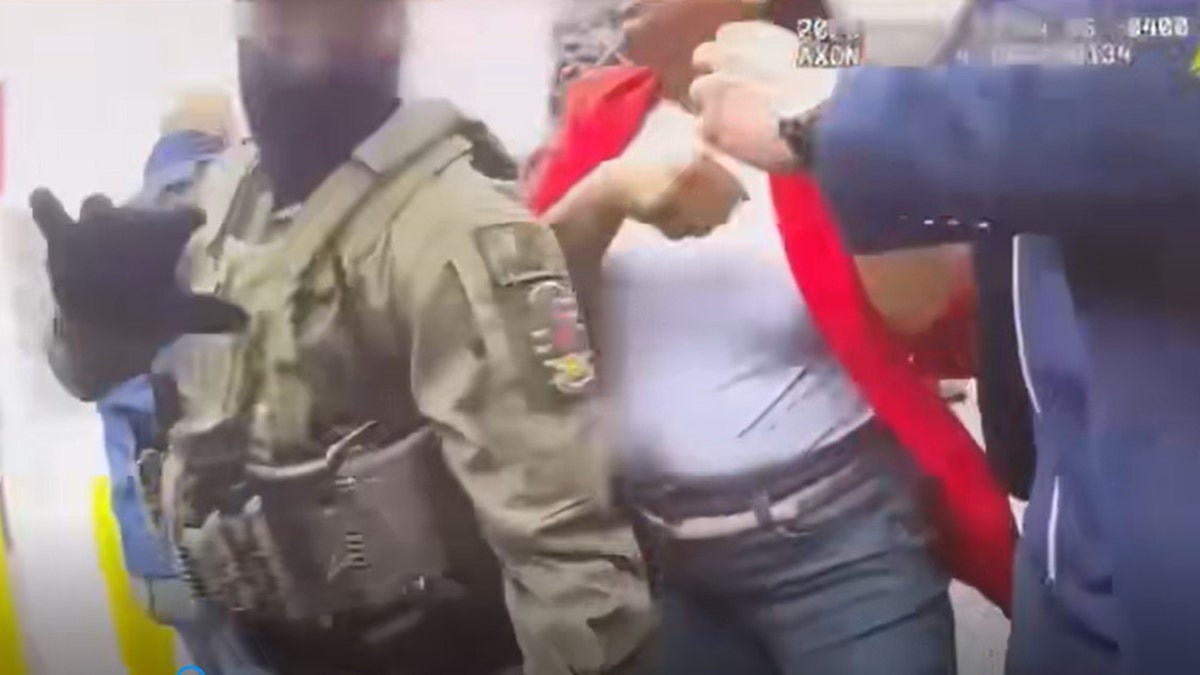 Screenshot from body camera video