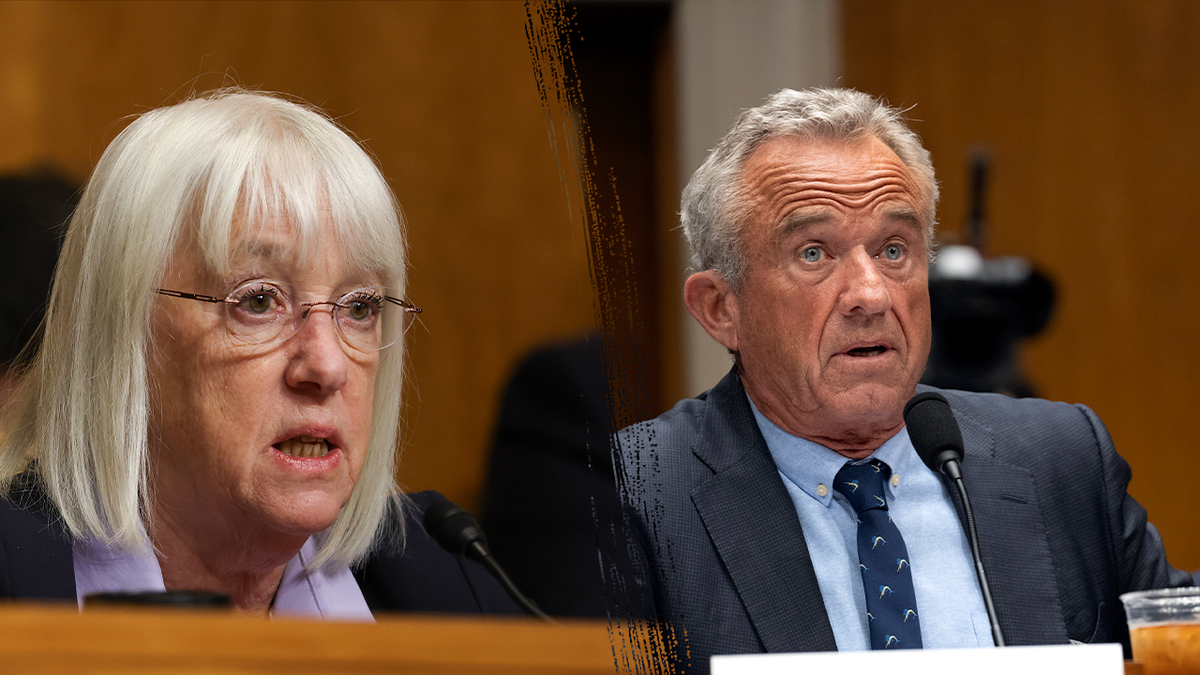 Patty Murray and Robert F. Kennedy Jr.