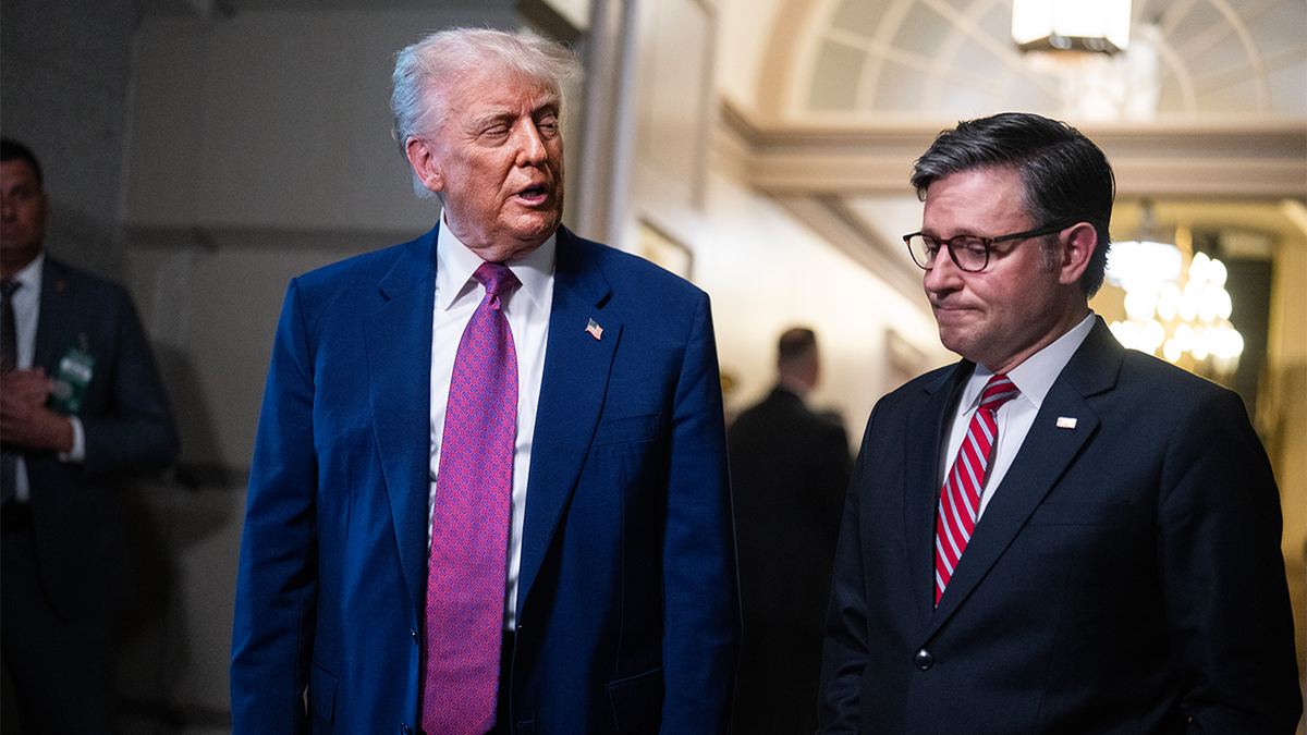 Trump with Mike Johnson