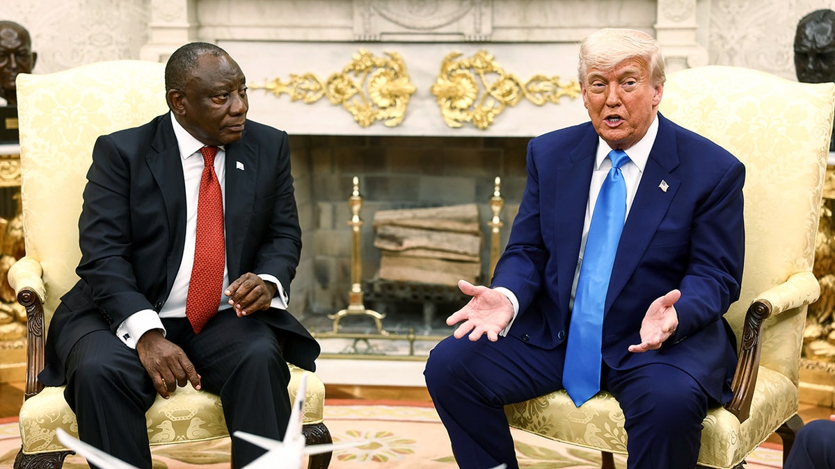 Donald Trump and Cyril Ramaphosa