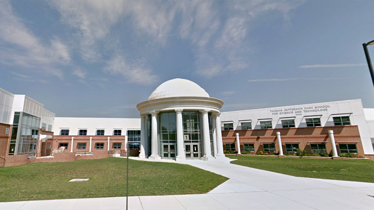 thomas jefferson high school building, fairfax county, va
