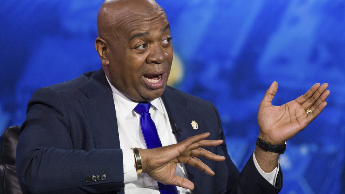 Newark Mayor Ras Baraka closeup shot