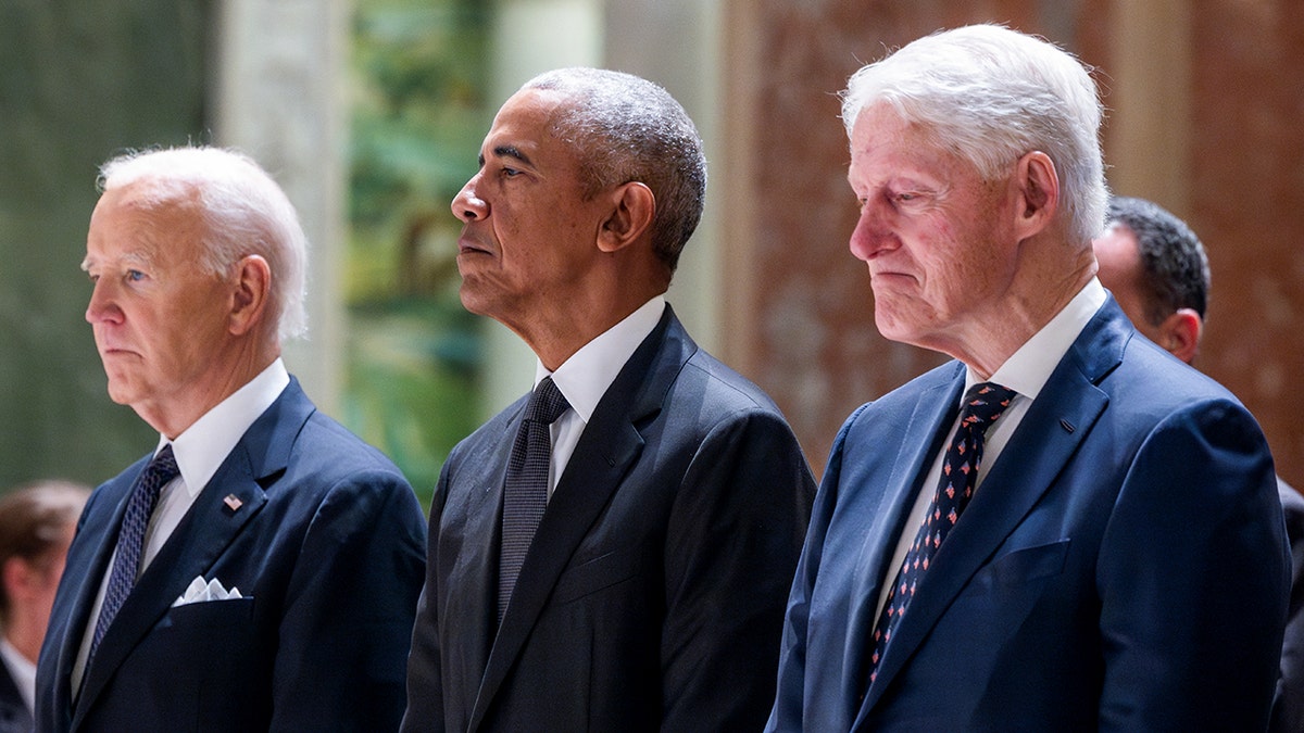 President Joe Biden, former President Barack Obama, and former President Bill Clinton in 2024