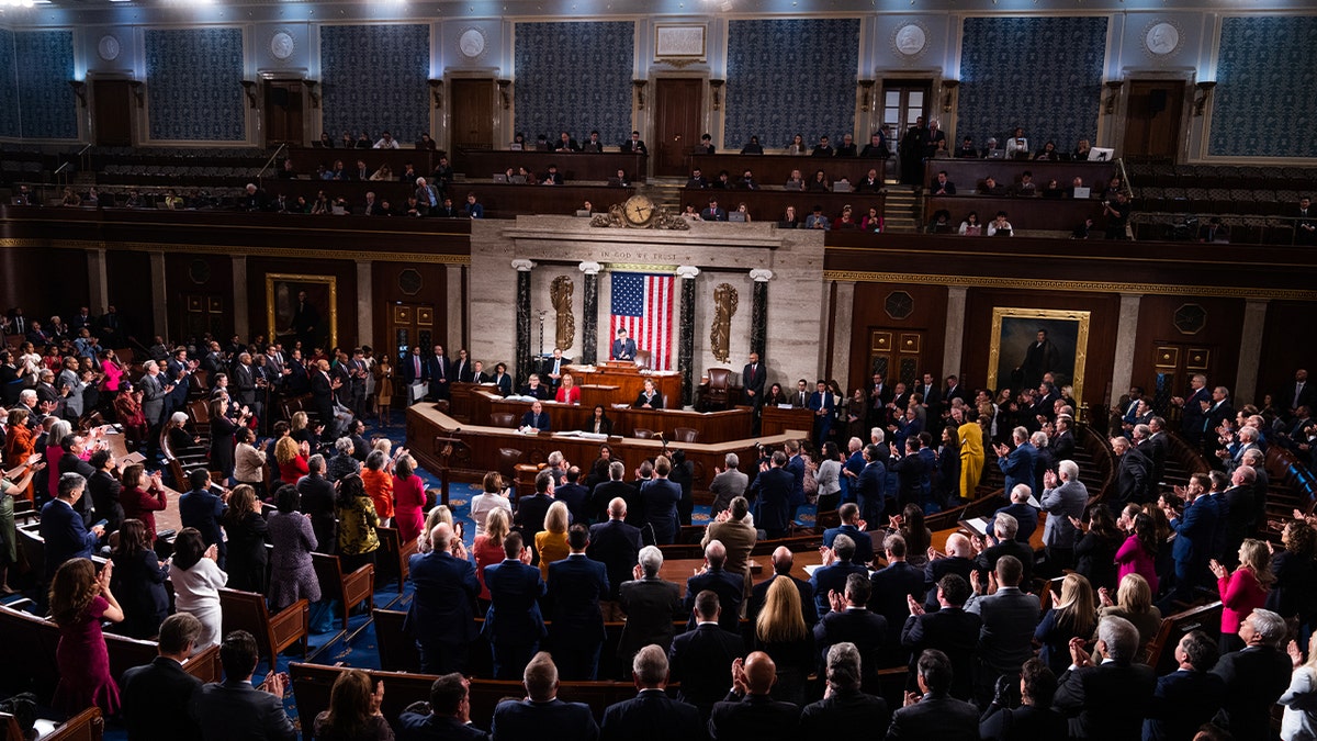 House chamber packed for presidential speech