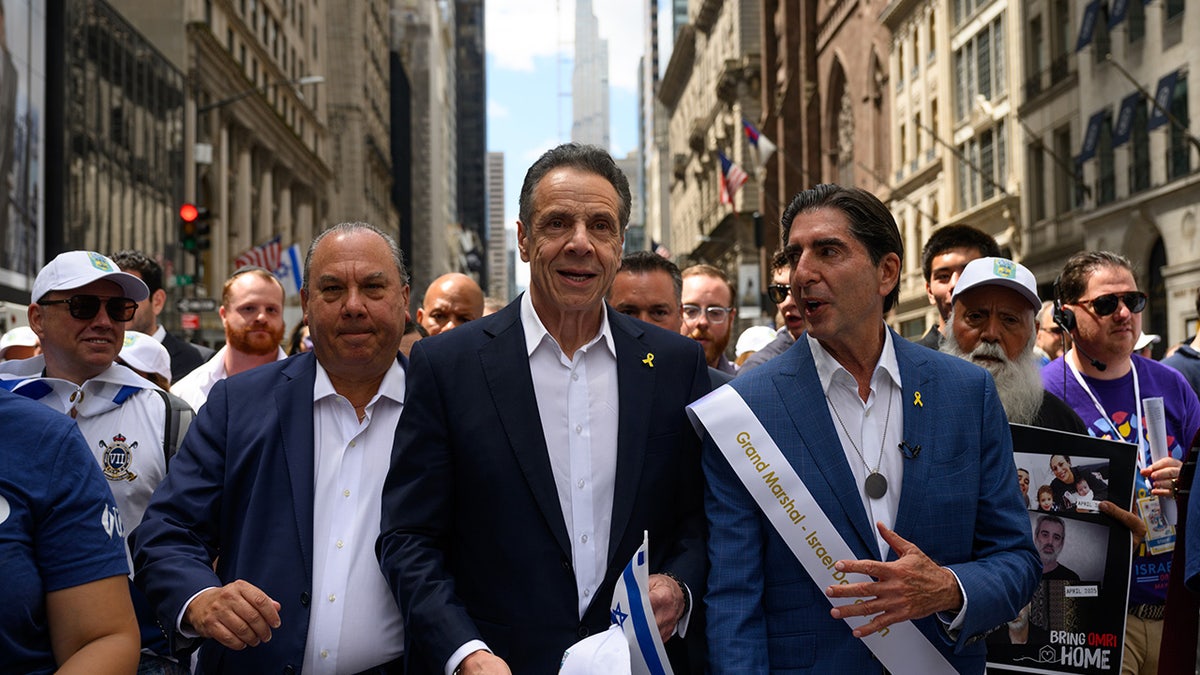 Andrew Cuomo walking in NYC