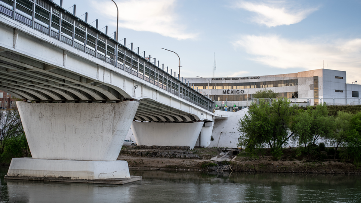 International bridge in Laredo, Texas