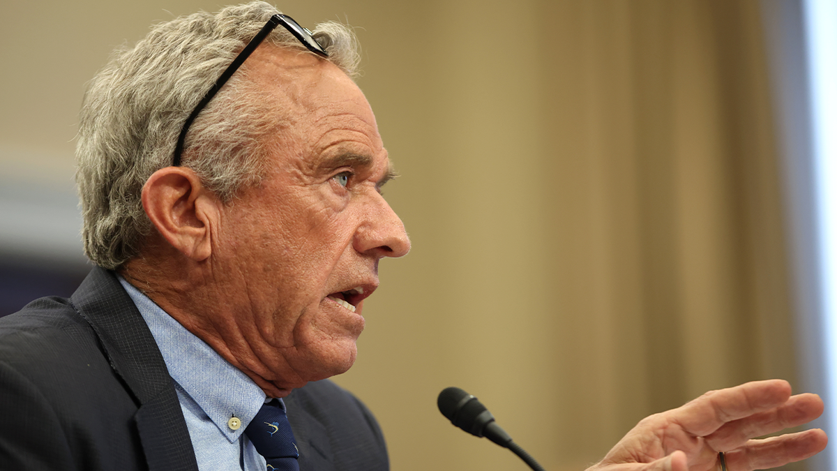 RFK in hearing closeup shot