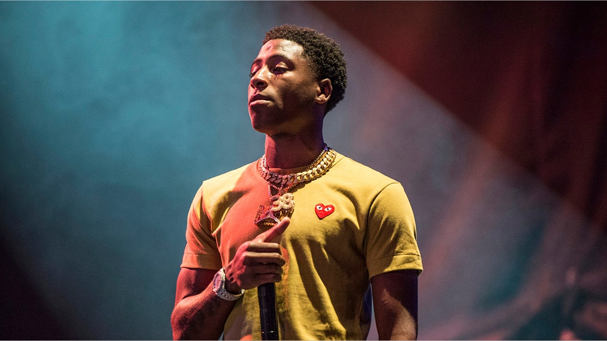 NBA Youngboy during concert