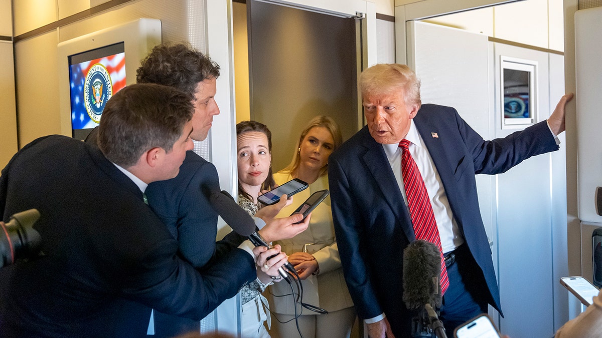 President Donald Trump visits Qatar