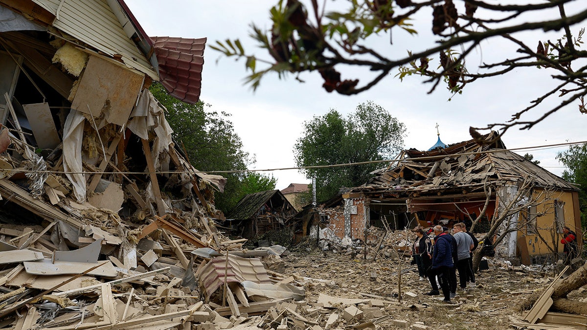 Damage seen in Ukraine following Russia drone attack