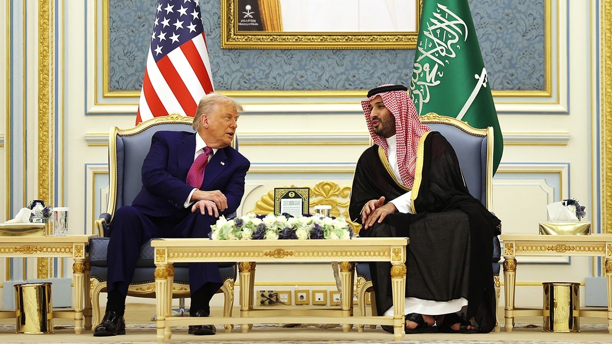 President Donald Trump and Saudi Crown Prince Mohammed bin Salman