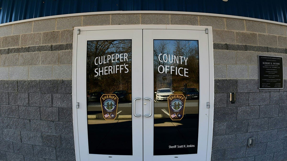 The entrance to the Culpeper County Sheriff's Office