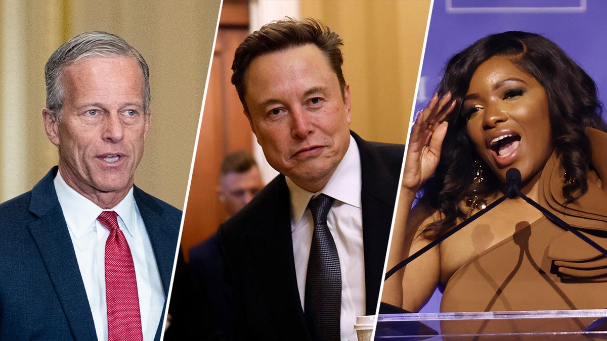 John Thune, Elon Musk, Jasmine Crockett