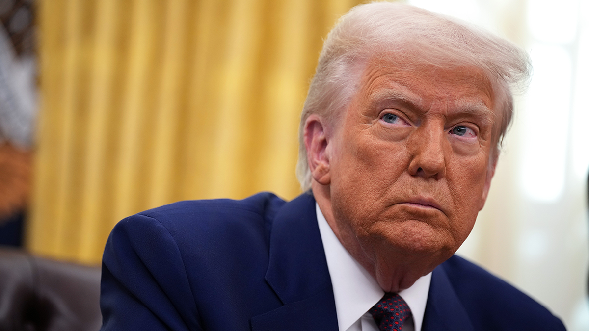 President Trump closeup shot