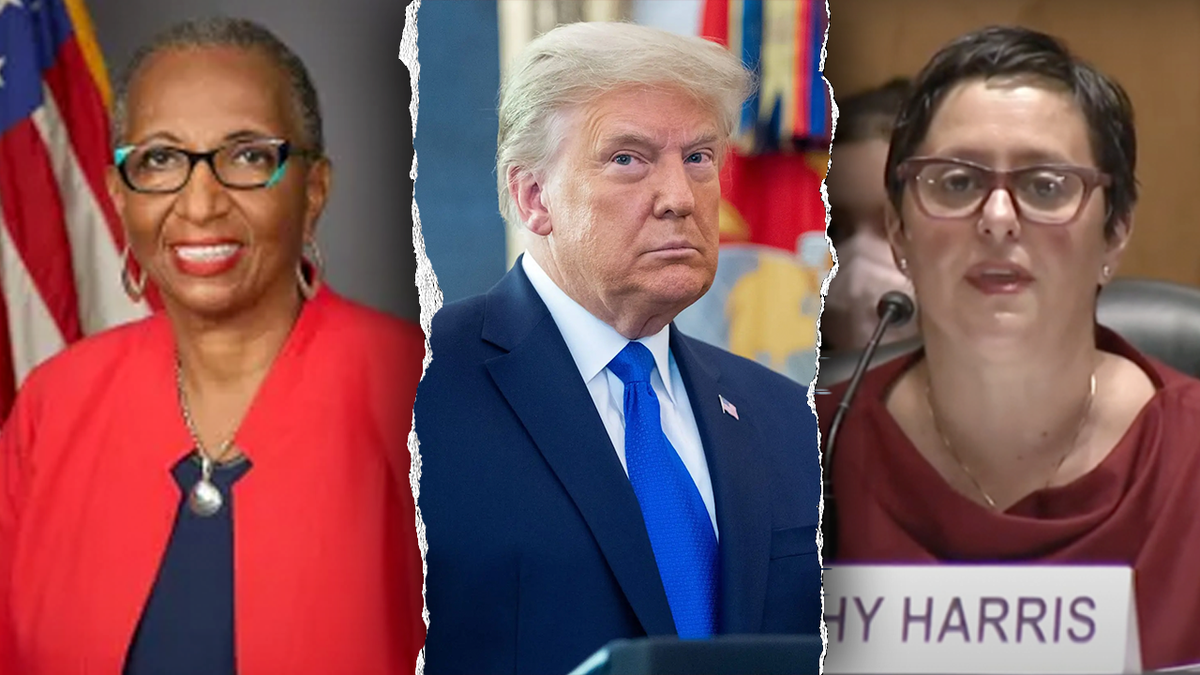 Gwynne Wilcox, Cathy Harris and Donald Trump