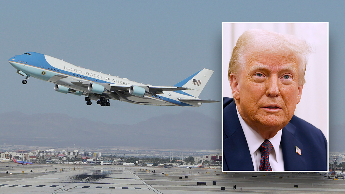 Trump and Air Fore One