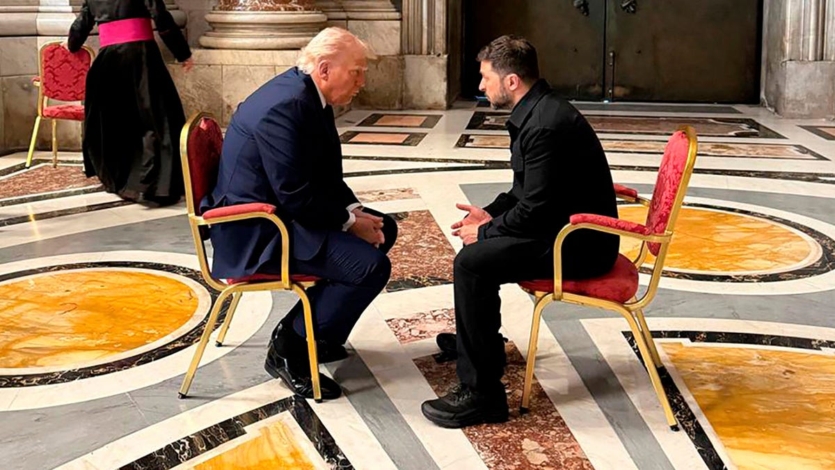 Trump and Zelenskyy meet in Rome