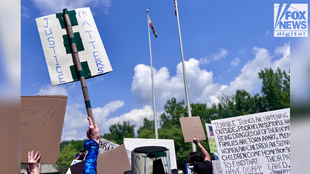 Protesters demand justice for Abrego Garcia