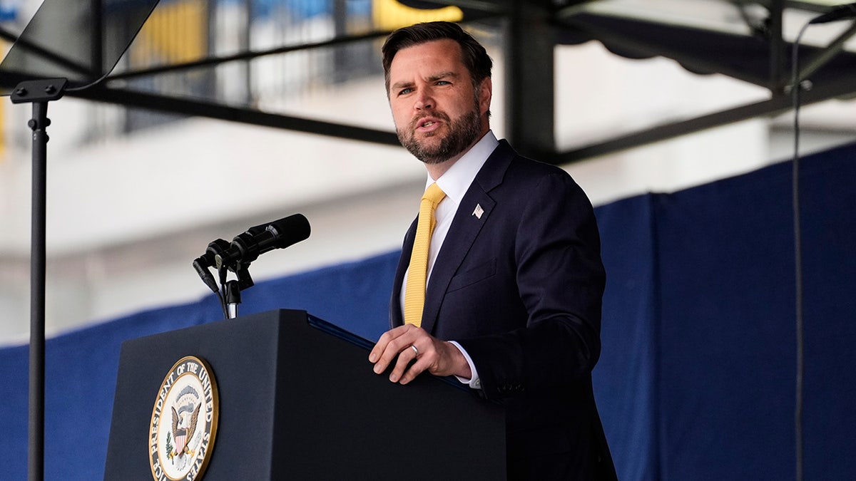 Vice President JD Vance speaks at U.S. Naval Academy graduation