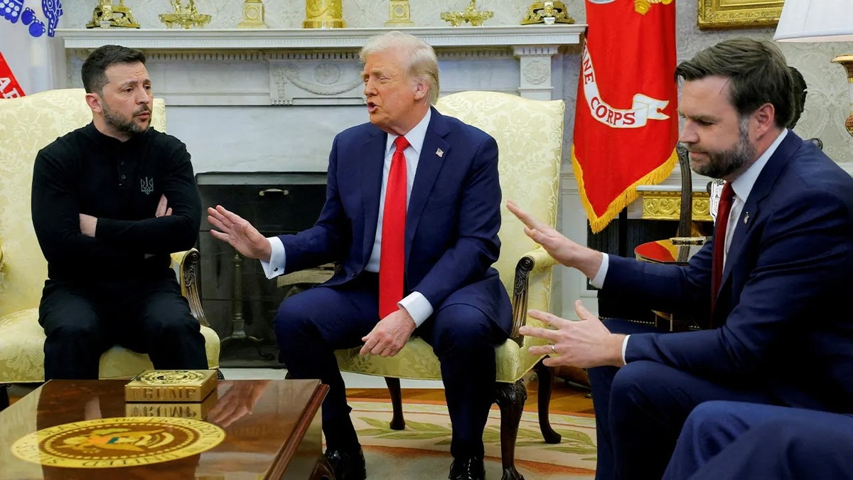 President Donald Trump, Vice President JD Vance and Ukrainian President Volodymyr Zelensky get into an argument in the Oval Office.