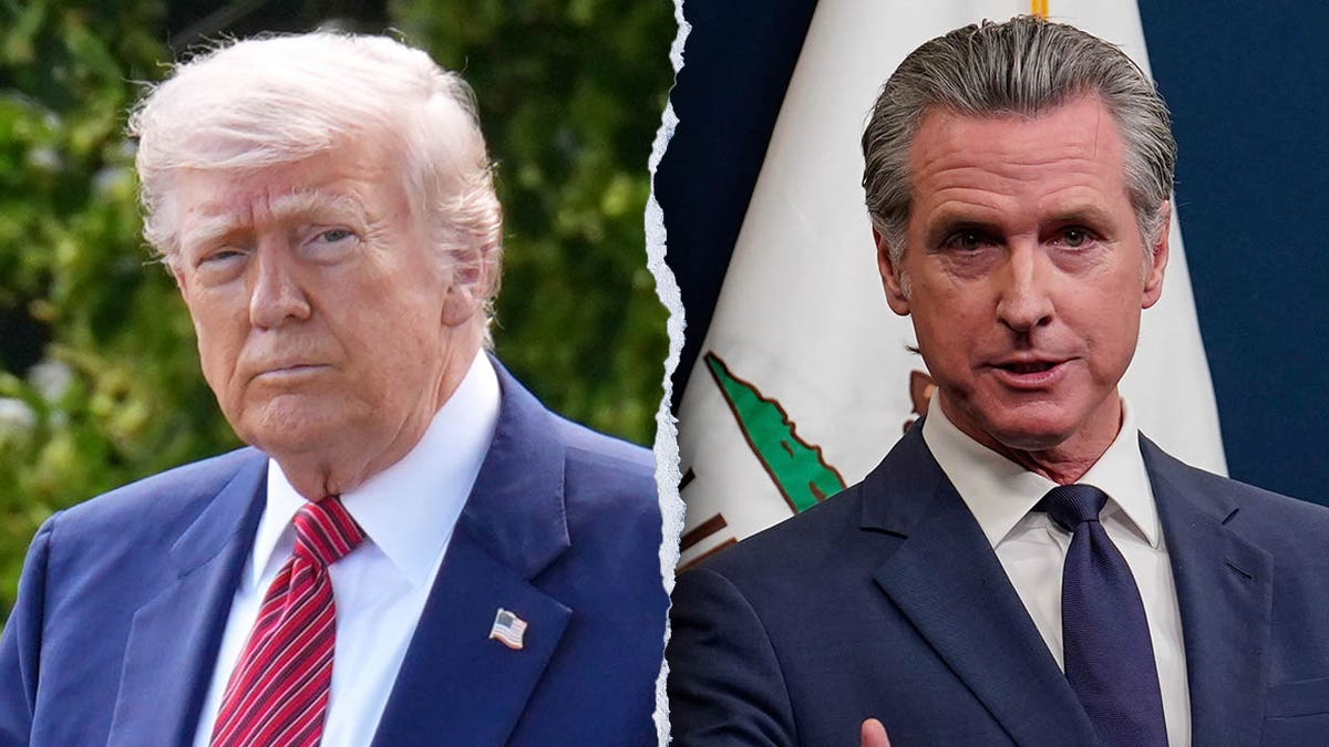 Donald Trump and Gavin Newsom