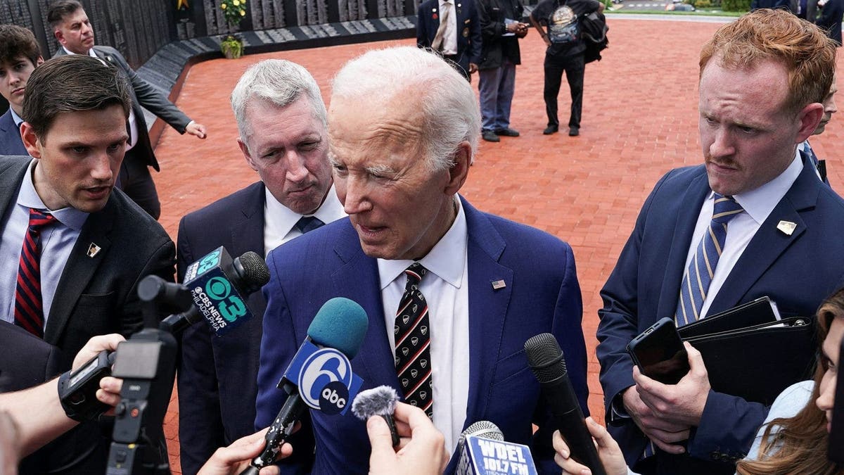 Biden speaks to reporters on Memorial Day 2025