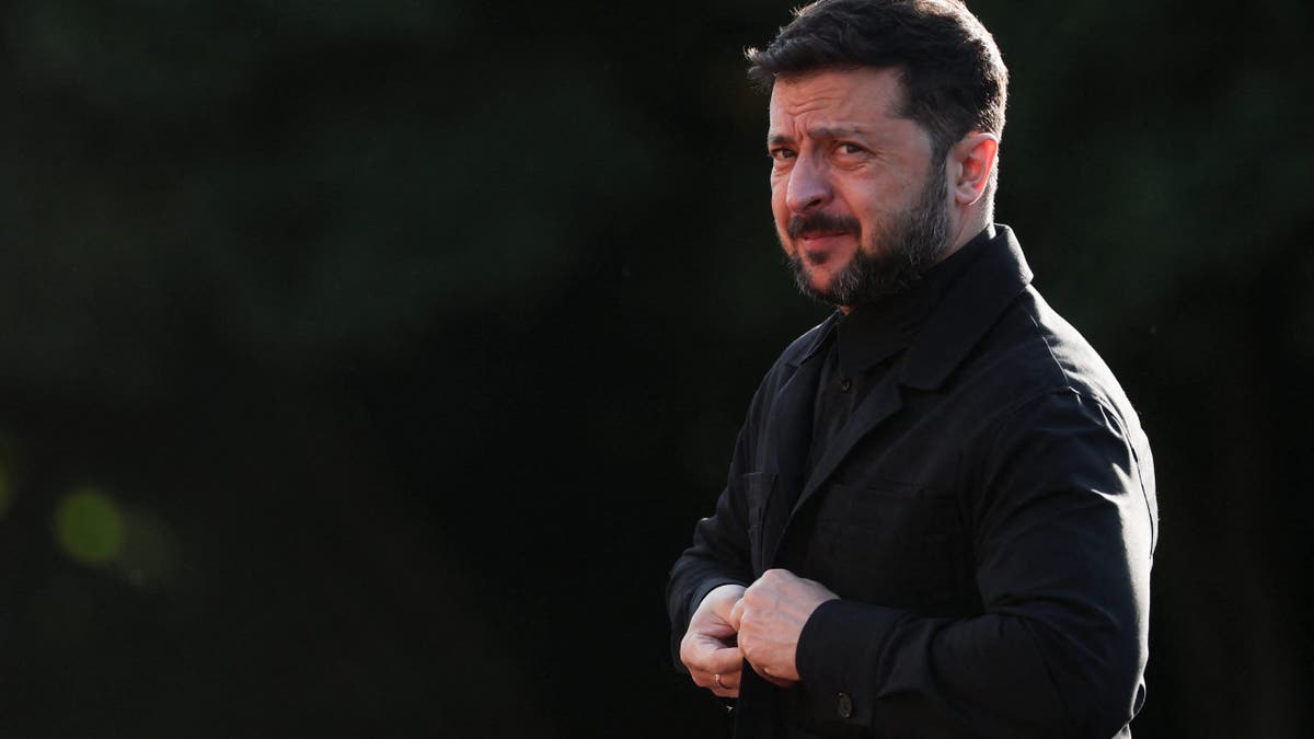 Ukraine's President Volodymyr Zelenskiy arrives at a dinner for NATO heads of states and government hosted by Dutch King Willem-Alexander and Dutch Queen Maxima, on the sidelines of a NATO Summit, at Huis ten Bosch Palace in The Hague, Netherlands June 24, 2025.