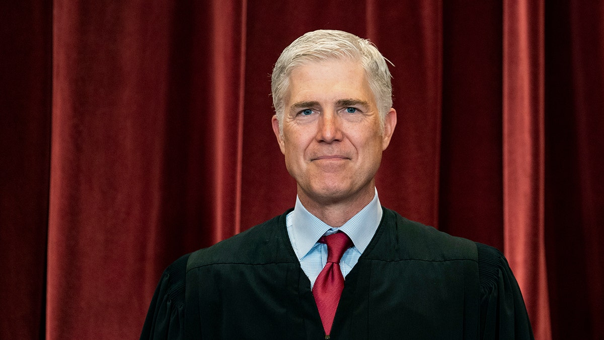 Justice Neil Gorsuch in judge's robes
