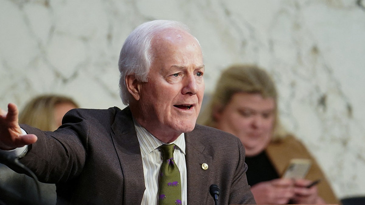 John Cornyn closeup shot