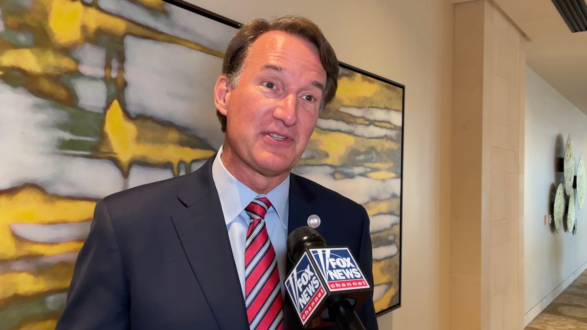 Virginia Gov. Glenn Youngkin is interviewed by Fox News Digital at the Republican Governors Association winter meeting on Nov. 20, 2024 in Marco Island, Florida. Youngkin is term-limited and prevented from running for re-election this year.