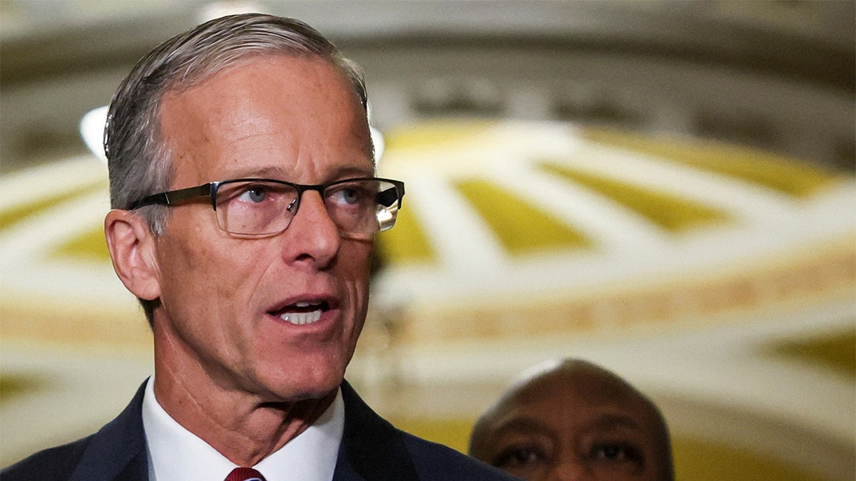 John Thune closeup shot