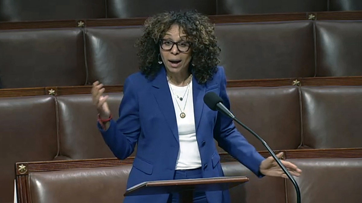 Rep. Sydney Kamlager-Dove speaks during House debate