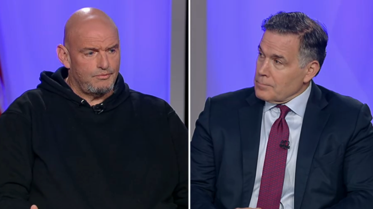 Fetterman and McCormick at forum