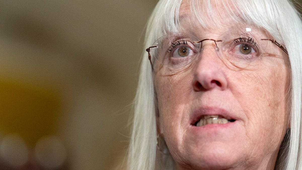 closeup on Sen. Patty Murray 