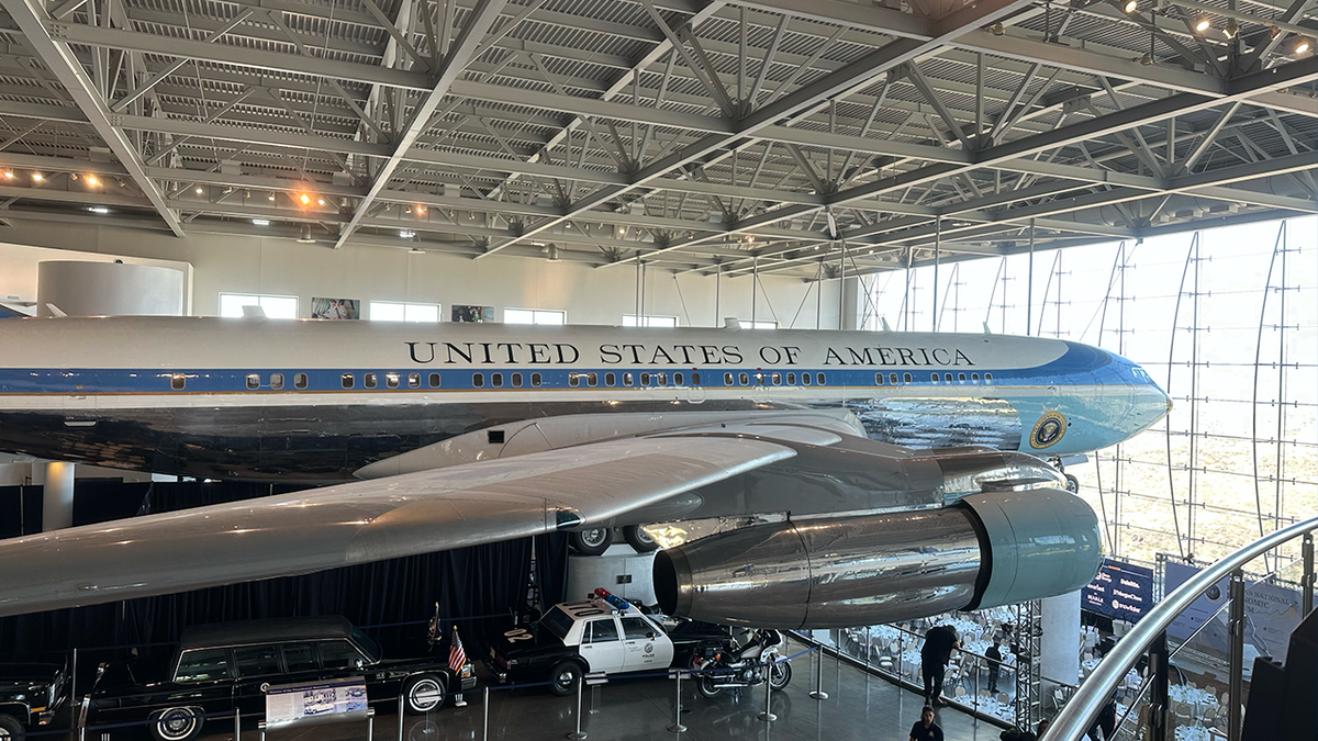AF1 at Reagan library