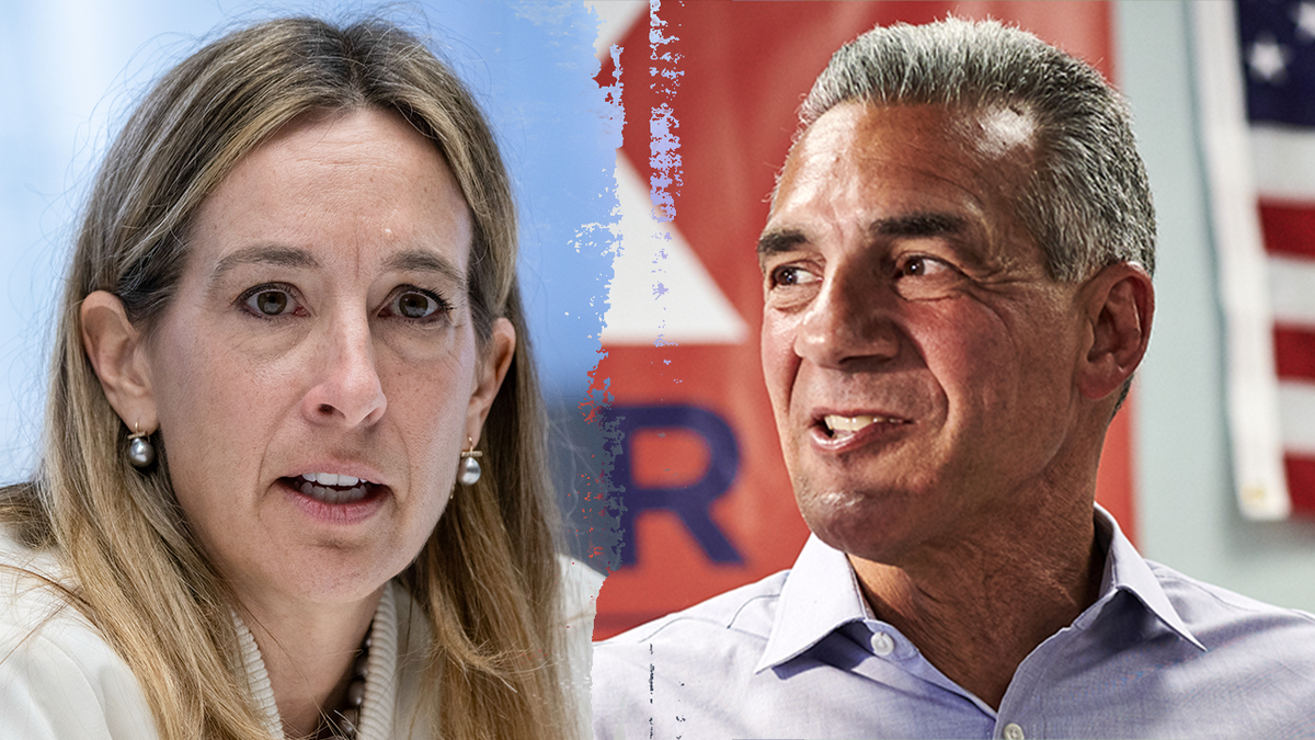 Democrat Rep. Mikie Sherrill, left, and Republican Jack Ciattarelli, right, are among the leading gubernatorial candidates ahead of the New Jersey primary. 