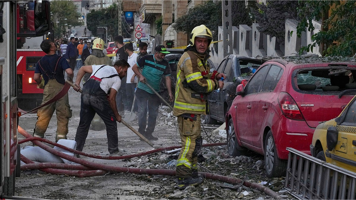 Israeli airstrike damage in Tehran, Iran