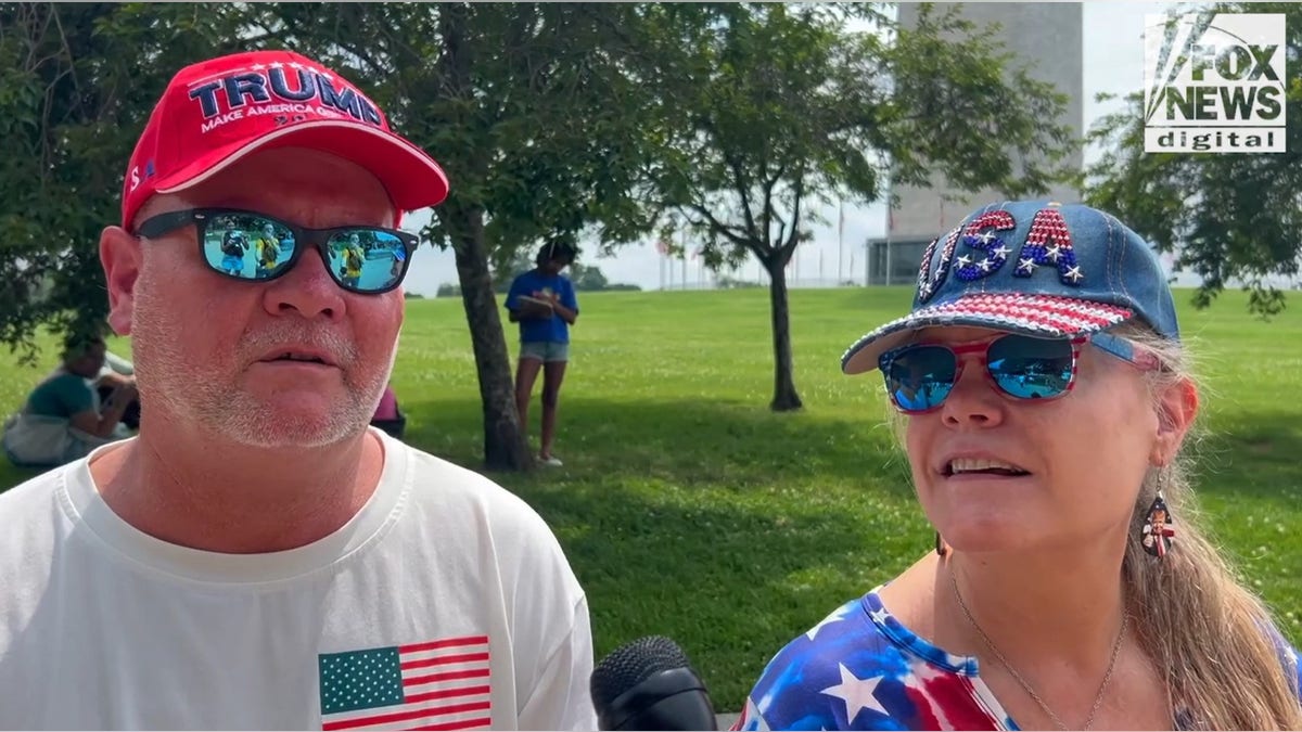 Pair attends military parade in DC