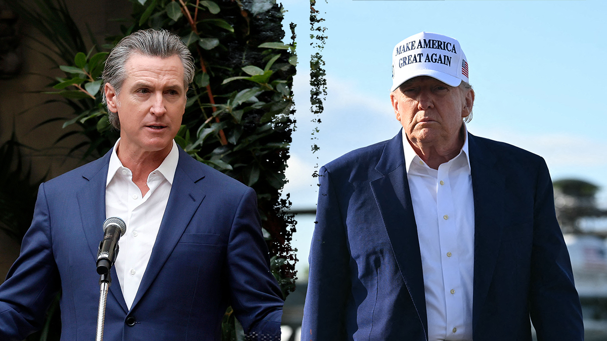 Gavin Newsom, Donald Trump (Getty Images)