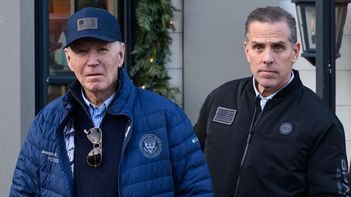 Former President Joe Biden and his son Hunter Biden