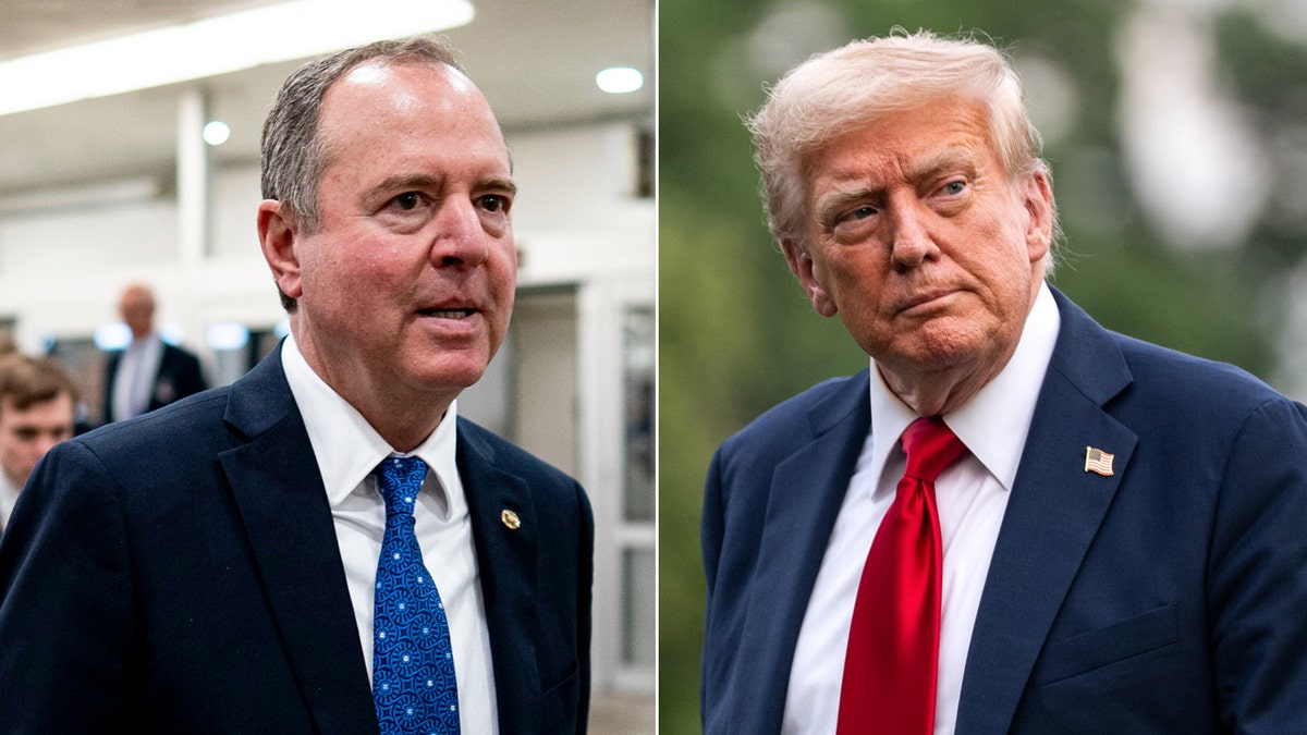 Schiff, Trump split